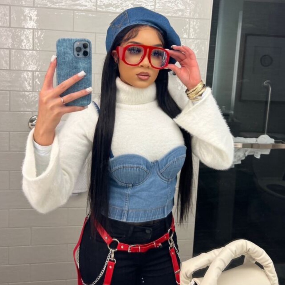 Blue Jean Corset